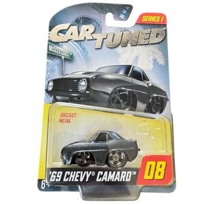 NEW Car Tuned '69 Chevy Camaro #08 Walgreens Exclusive Series 1 MGA Grey